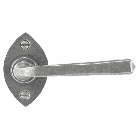 Bouvet 2263-53-027 2263 Rosette set - Complete tubular privacy set for 1 3/4" set L:70mm W:42mm P:3mm Hammered Black