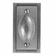Bouvet 2354-03-012 Knob on rosette set - Privacy trim set L:65mm W:38mm P:63mm Pewter