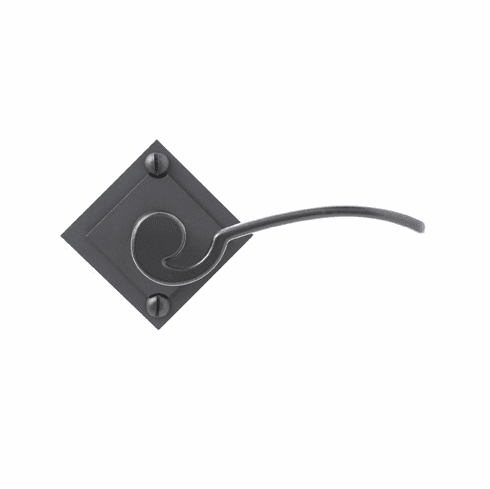 Bouvet 2355-01-007 Lever on rosette set - Passage trim set L:127mm W:30mm P:63mm Black