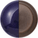 Bouvet 2392-01-099 Knob on rosette set - Passage trim set L:100mm W:62mm P:2mm Blue Porcelaine / Rust