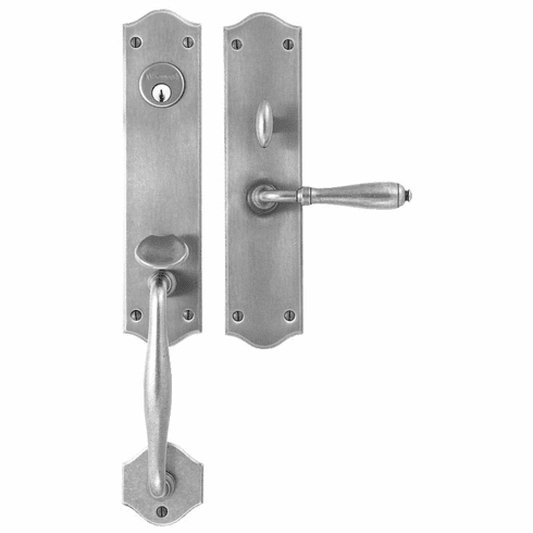 Bouvet 2504-101-007 Valois Entrance Handle Set - Complete full dummy set L:67mm W:63mm P:2mm Black