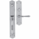 Bouvet 2508-160-012 Orsay Entrance Handle Set - Complete single cylinder set for 2 1/4" door L:117mm W:19mm P:57mm Pewter