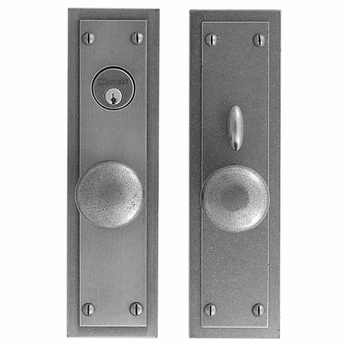 Bouvet 2752-160-007 Lever set - Complete single cylinder set for 2 1/4" door D:57mm P:67mm Black