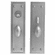Bouvet 2754-100-007 Lever set - Exterior trim set without mechanism L:275mm W:75mm P:7mm Black