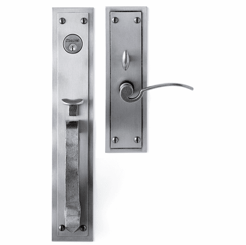 Bouvet 2901-101-007 Entrance Handle Set - Complete full dummy set L:203mm W:25mm P:75mm Black