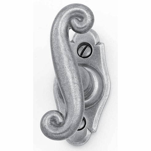Bouvet 4000-43-012 Aquitaine knob on Plate L:70mm W:34mm P:2mm Pewter