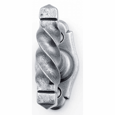 Bouvet 4020-43-007 Knob on Plate Bourgogne L:80mm W:32mm P:60mm Black