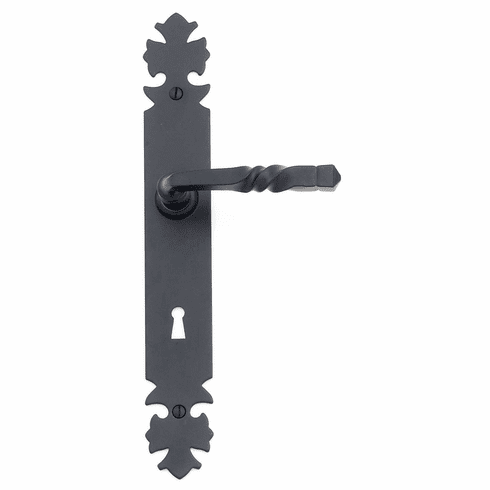 Bouvet 4020-53-012 Bourgogne Lever Set - Complete tubular privacy set for 1 3/4" door L:110mm W:15mm P:55mm Pewter
