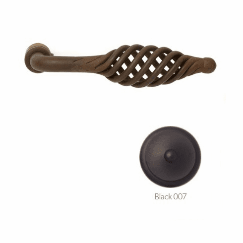 Bouvet 4070-11-007 "Tracy" Lever, Size: 4.7/8" x 1.3/16", Projection: 2.3/4", 7mm Shaft , Black