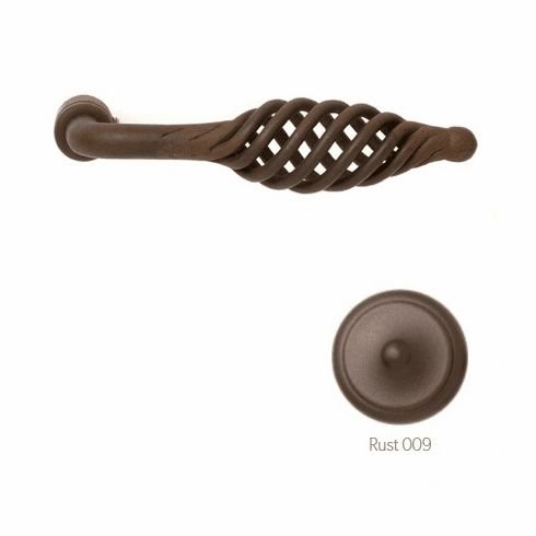 Bouvet 4070-11-009 "Tracy" Lever, Size: 4.7/8" x 1.3/16", Projection: 2.3/4", 7mm Shaft , Rust