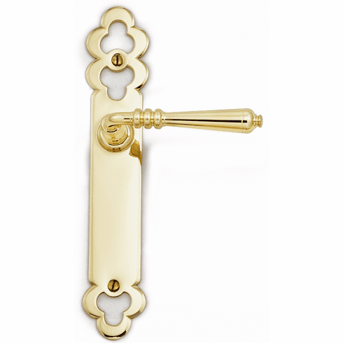 Bouvet 4140-09-056 Languedoc Lever Set - Complete half dummy set L:275mm W:45mm P:2mm Satin Antique Brass