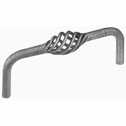 Bouvet 4344-120-012 Basket Cabinet Pull CC:115mmL:120mm W:21mm P:48mm Pewter