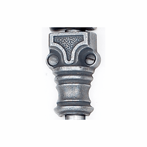 Bouvet 4557-02-012 Cremone - Supplementary extremity guide Pewter