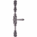 Bouvet 4559-101L-007 Tilt and Turn False cremone bolt L:130mm W:38mm P:80mm Black