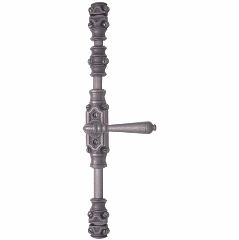 Bouvet 4559-101L-012 Tilt and Turn False cremone bolt L:130mm W:38mm P:80mm Pewter