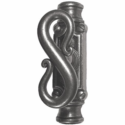 Bouvet 4559-4100-012 Cremone 4100 Knob L:130mm W:38mm P:69mm Pewter (Rod sold separately)