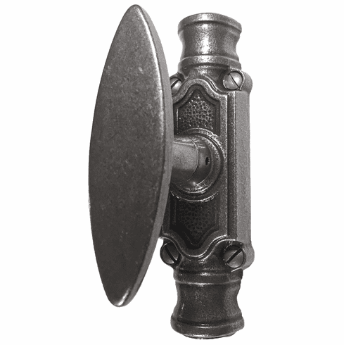 Bouvet 4559-6607-012 Cremone with 6607 Knob L:130mm W:38mm P:64mm Pewter