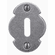 Bouvet 4960-32-009 Key Hole Back Plate L:64mm W:48mm Rust