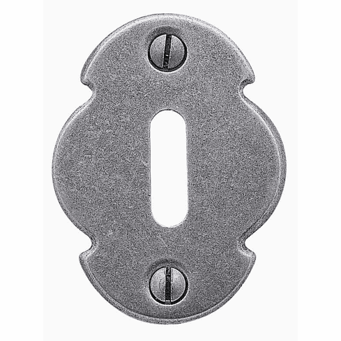 Bouvet 4960-32-012 Key Hole Back Plate L:64mm W:48mm Pewter