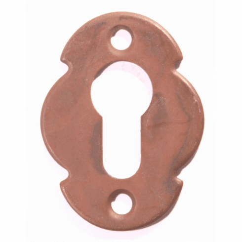 Bouvet 4960-35-012 Cylinder Hole Back Plate L:64mm W:48mm Pewter