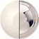 Bouvet 5600-30-064 Round Porcelaine Knob D:30mm P:35mm White porcelaine / Polished nickel