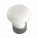 Bouvet 5600-35-064 Round Porcelaine Knob D:35mm P:36mm White porcelaine / Polished nickel