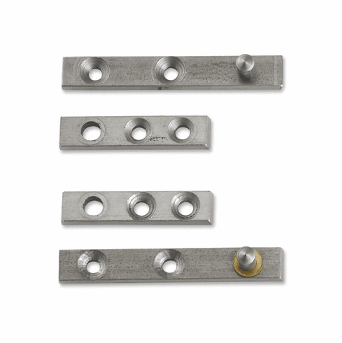 Bouvet 6095-003 Straight Cabinet Pivot Hinge L:60mm W:8mm Natural Steel