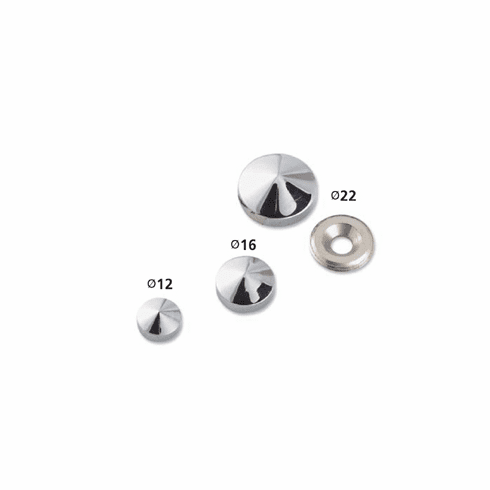 Bouvet 6100-12-000 Screw Cap D:12mm Chrome