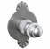 Bouvet 6117-012 Robe Hook 6107 with 1404 Rosette P:70mm Pewter
