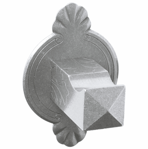 Bouvet 6217-007 Robe Hook 6207 with 1404 Rosette P:63mm Black