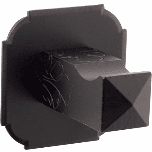 Bouvet 6247-012 Robe Hook 6207 with 1408 Rosette P:63mm Pewter