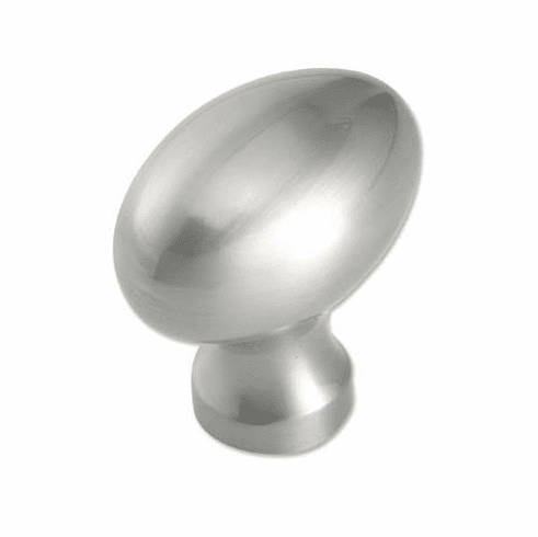 Bouvet 70216-30-000 Oval Cabinet Knob L:30mm W:21mm P:34mm Chrome