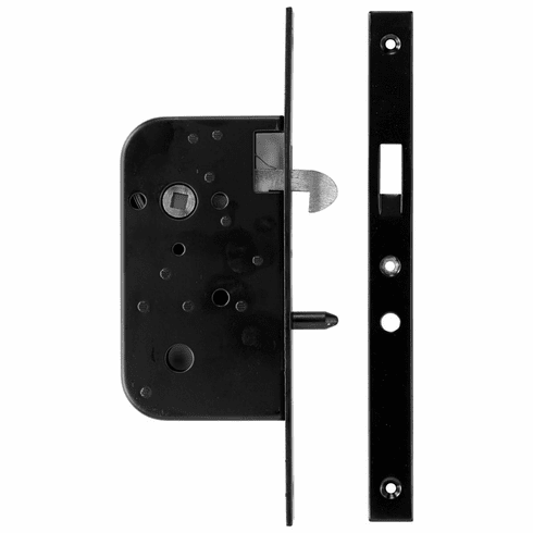 Bouvet 73-50-007 Clutch Mortise Lock Backset:50mm L:135mm W:76mm Black