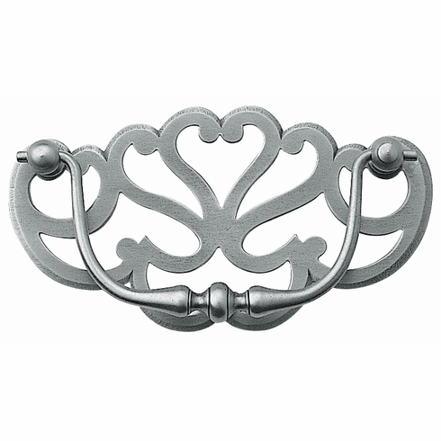 Bouvet 8010-115-012 Drop Pull with Escutcheon CC:115mm P:21mm Pewter