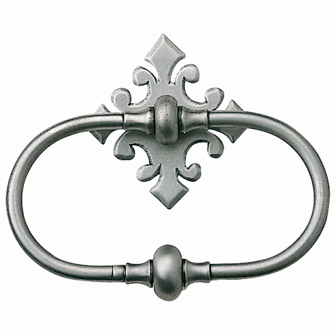 Bouvet 8030-012 Ring Handle with Rosette L:110mm W:95mm P:21mm Pewter