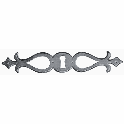 Bouvet 9877T-057 Classic Keyhole Escutcheon for Drawer (horizontal) L:162mm W:28mm Antique Brass