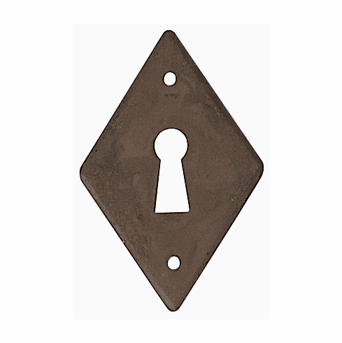 Bouvet 9900-057 Classic Keyhole Escutcheons L:66mm W:44mm Antique Brass