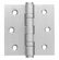 Bouvet BB0991-303-001 Ball Bearing Hinge with Flat Tips L:76mm W:76mm Polished Brass