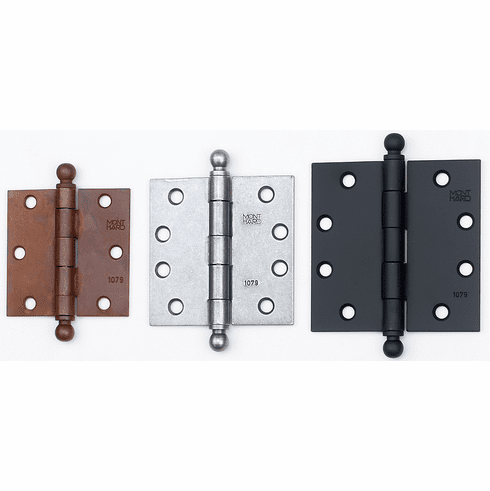 Bouvet BT4500-353-007 Round Tips Hinge L:89mm W:89mm Black