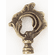 Bouvet CL-093-14 Mock Key L:47mm W:35mm Antique Bronze