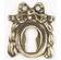 Bouvet EN-014-10 Key Hole Escutcheon L:42mm W:34mm Antique Bronze