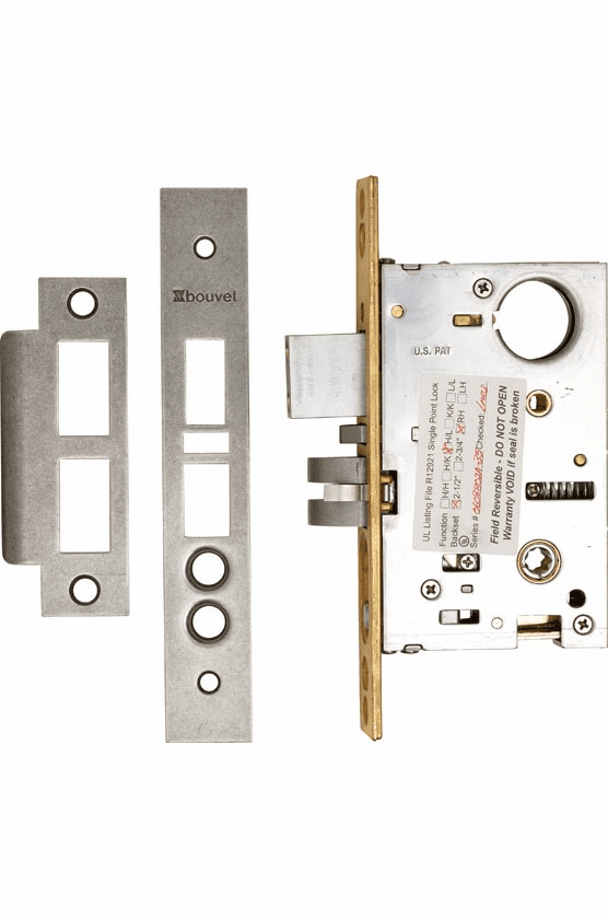 Bouvet Heavy duty mortise lock body Lever/Lever function 8502-25 8502