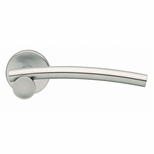 Bouvet ISIS-61-01-090 Rosette set - Passage Trim Set without mechanism L:156mm Satin Stainless