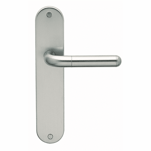 Bouvet LC-01-05-090 Lever on Escutcheon set - Profile cylinder trim set without mechanism L:120mm W:18mm Satin Stainless