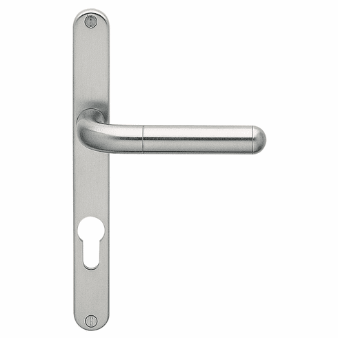 Bouvet LCE-92-08-090 Lever on Escutcheon Set - Complete full dummy set L:120mm W:18mm Satin Stainless