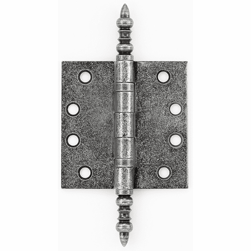 Bouvet STBB1079-404-007 Ball Bearing Hinge with Steeple Tips L:102mm W:102mm Black