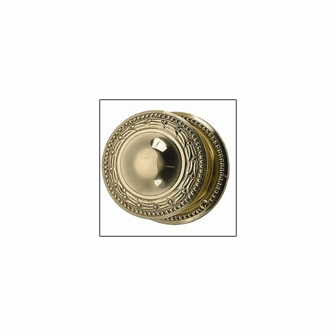 Brass Accents D05-K180 Deco Door Knob and Rose Knob size: 3", Rose size: 3-1/4", Projection: 3", Bore: 2-1/8"