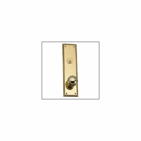 Brass Accents D06-K240 Rope Knob and Rose 3" x 12" Plates, Center to center is 5-1/2".
