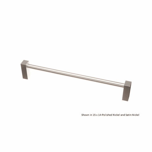 Colonial Bronze #45 18" Split Finish Towel Bar Thru Mount