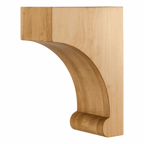 COR47-2-HMP 4" x 7" x 10" Corbel with Bullnose Base. Species: Hard Maple